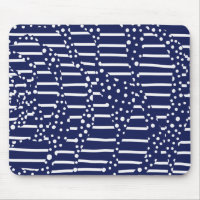 Spots and Stripes 2 - Blue and White