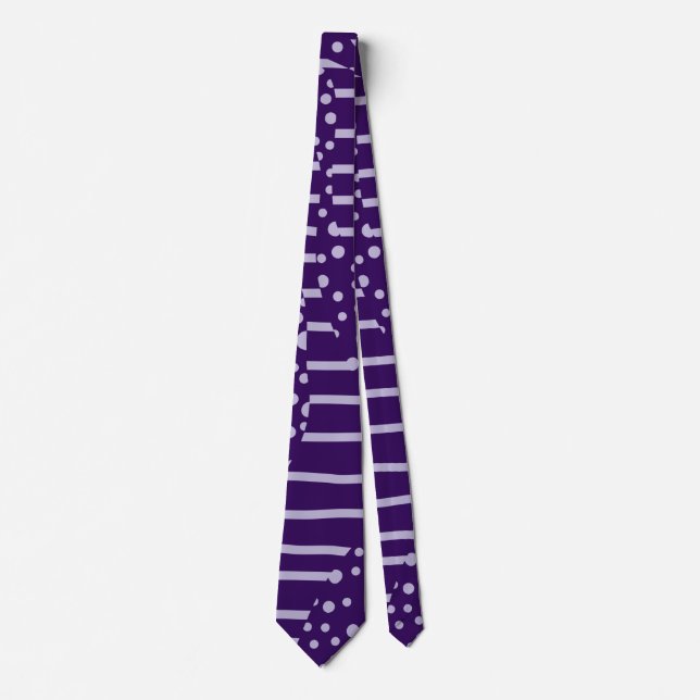 Spots and Stripes 2 - Purple Tie (Front)