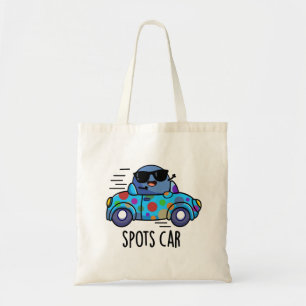 Spots Car Funny Sports Car Pun  Tote Bag