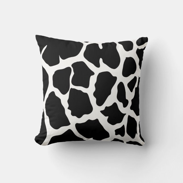 Spots in Black Cushion (Front)