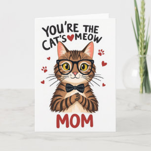 Spotted Bowtie Mum Card