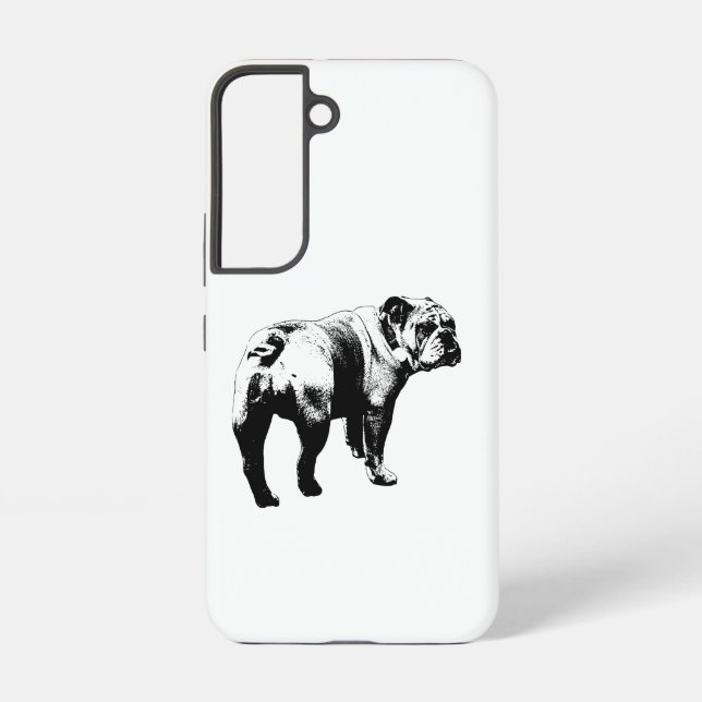 Spotted Bulldog, Steady Guard Samsung Galaxy S22 Case (Back)