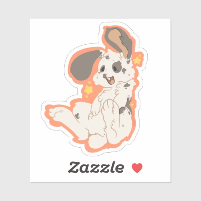 Spotted Bunny Sticker (Sheet)