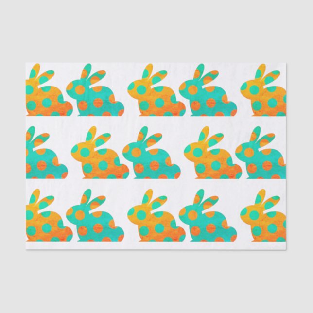 Spotted Bunny Tissue Paper (Front)