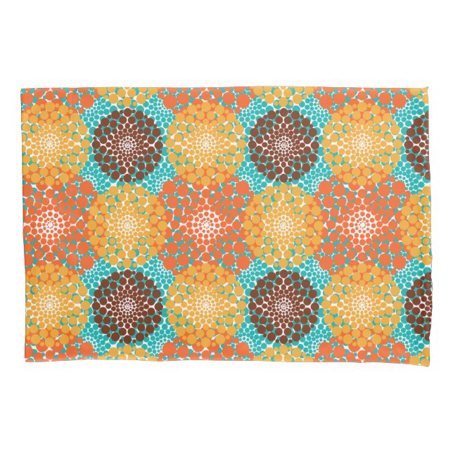 Spotted Circles  Pillowcase (Front)