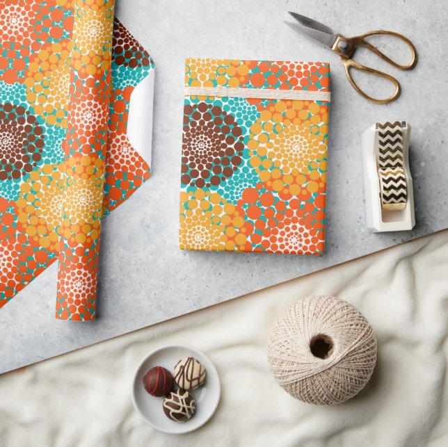 Spotted Circles  Wrapping Paper (Crafts)