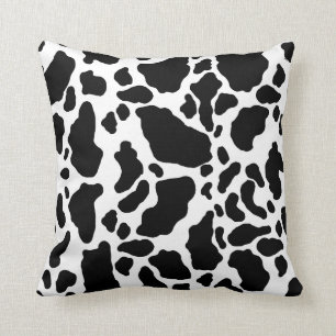 Spotted Cow Print, Cow pattern, Animal fur Cushion