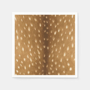 Spotted Deer Fur Fawn Print Napkin