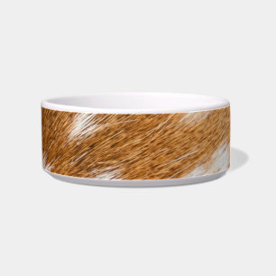 Spotted deer fur texture bowl