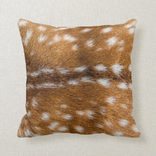 Spotted deer fur texture cushion