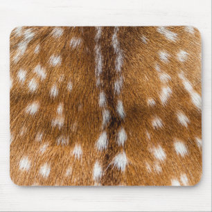 Spotted deer fur texture mouse mat