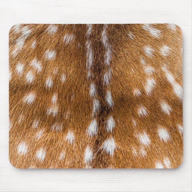 Spotted deer fur texture mouse mat (Front)