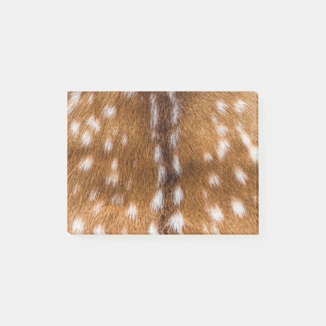 Spotted deer fur texture post-it notes (Front)