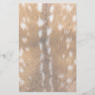 Spotted deer fur texture stationery