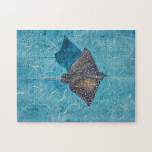 Spotted Eagle Stingray - Ocean Jigsaw Puzzle