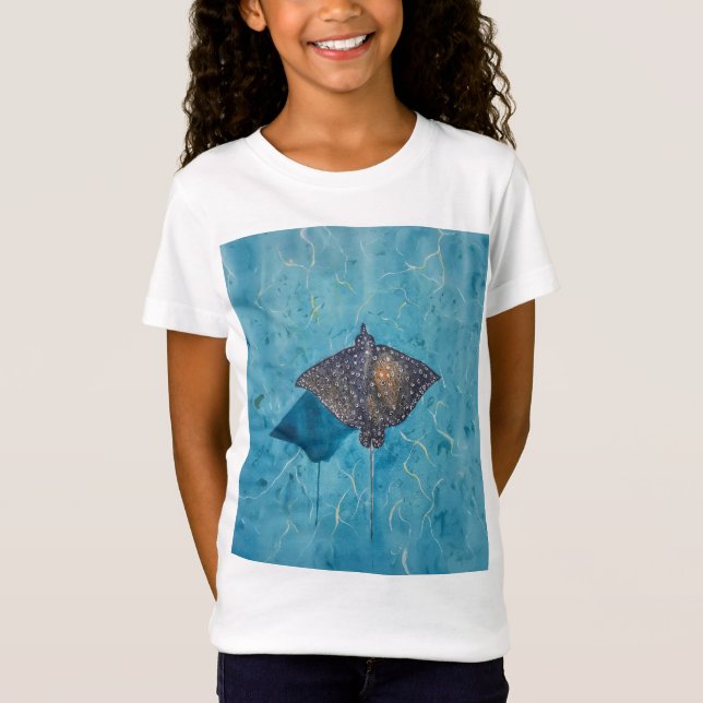 Spotted Eagle Stingray - Ocean T-Shirt (Front)