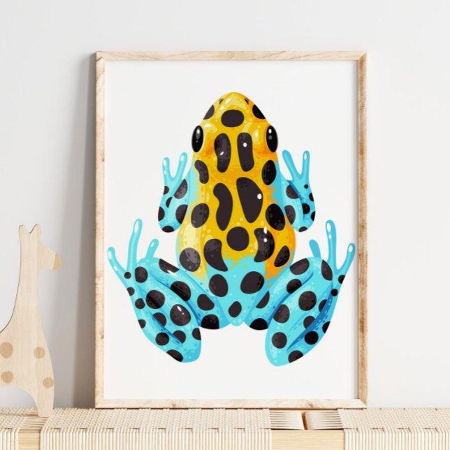 Spotted Frog Digital Print | Frog Wall Print (Creator Uploaded)