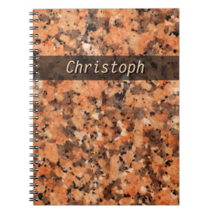 Spotted Geology Stone Texture Surface any Text Notebook