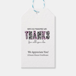 Spotted Happy Case Management Week Gift Tags