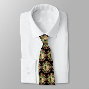 Spotted Hyena Africa Circle Neck Tie