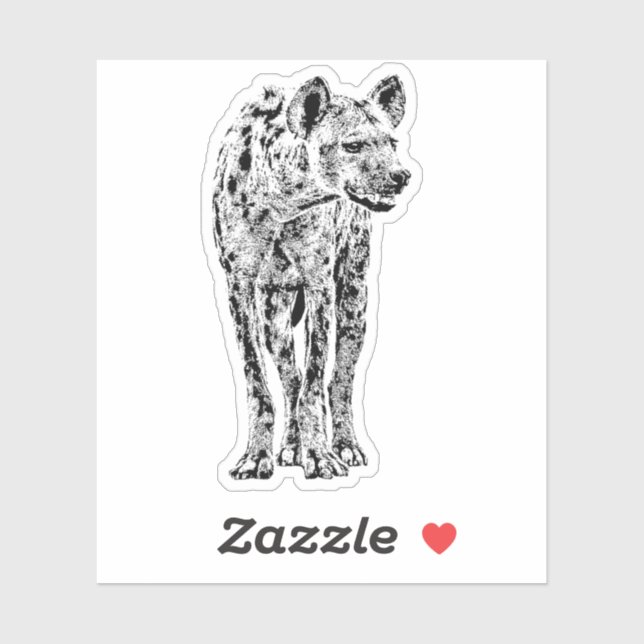 Spotted Hyena Full Figure (Sheet)