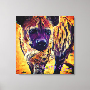 Spotted Hyena [Premium Canvas] Canvas Print