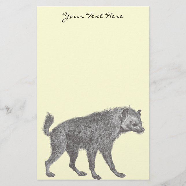 Spotted Hyena Stationery (Front)