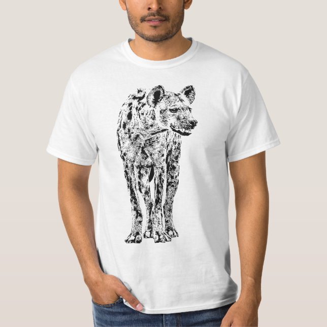Spotted Hyena Wildlife for Hyena Fans  T-Shirt (Front)