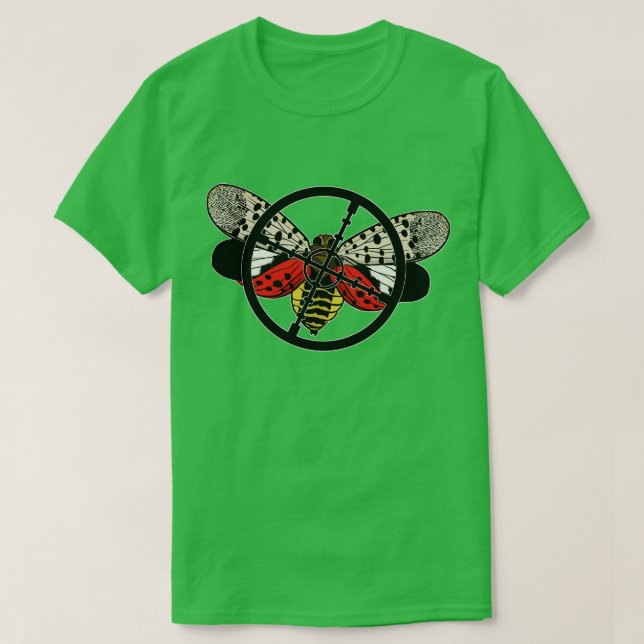 Spotted Lantern Fly Target T-Shirt (Design Front)