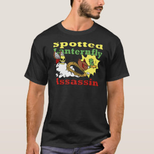 Spotted Lanternfly Assassin duck frightened run aw T-Shirt