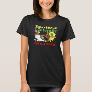 Spotted Lanternfly Assassin duck frightened run aw T-Shirt