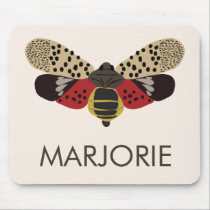Spotted Lanternfly Bug Personalised Mouse Mat