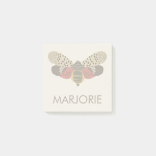 Spotted Lanternfly Bug Personalised Post-it Notes