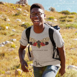 Spotted Lanternfly Bug Personalised Tri-Blend Shirt<br><div class="desc">This personalised graphic t-shirt features an illustration of that dastardly invasive species,  the spotted lanternfly and your own name or short message. Find coordinating spotted lantern flies themed gifts and products in the Spotted Lanternfly Collection from Asterisk Designs.</div>
