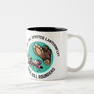 Spotted Lanternfly Two-Tone Coffee Mug