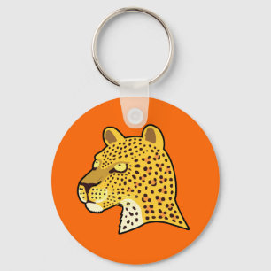 Spotted Leopard Key Ring