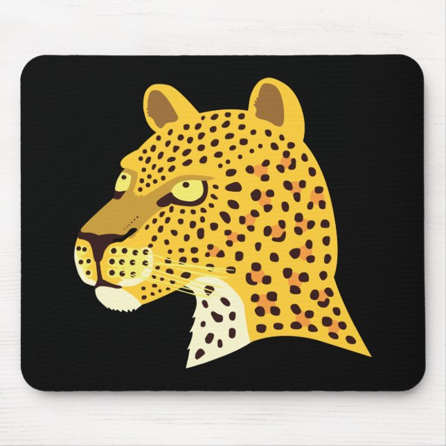 Spotted Leopard Mouse Mat (Front)