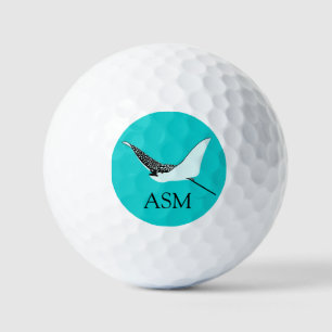 Spotted Leopard Ray Golf Balls