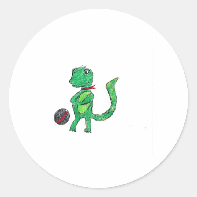 Spotted Lizzard Classic Round Sticker (Front)