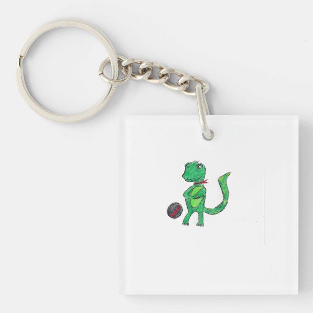 Spotted Lizzard Key Ring (Front)