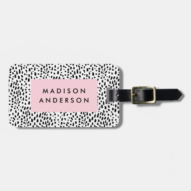 Spotted Luggage Tag (Front Horizontal)