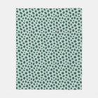 Spotted Mandarin Animal Print Fleece Blanket