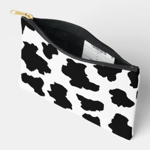 Spotted Moo Cow Dutch Holstein Animal Spots Accessory Pouch