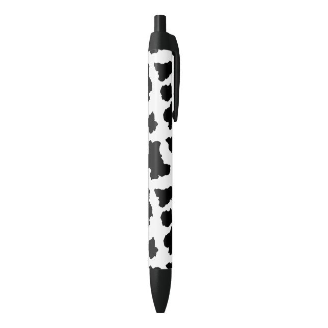 Spotted Moo Cow Dutch Holstein Animal Spots Black Ink Pen (Bottom (Vertical))