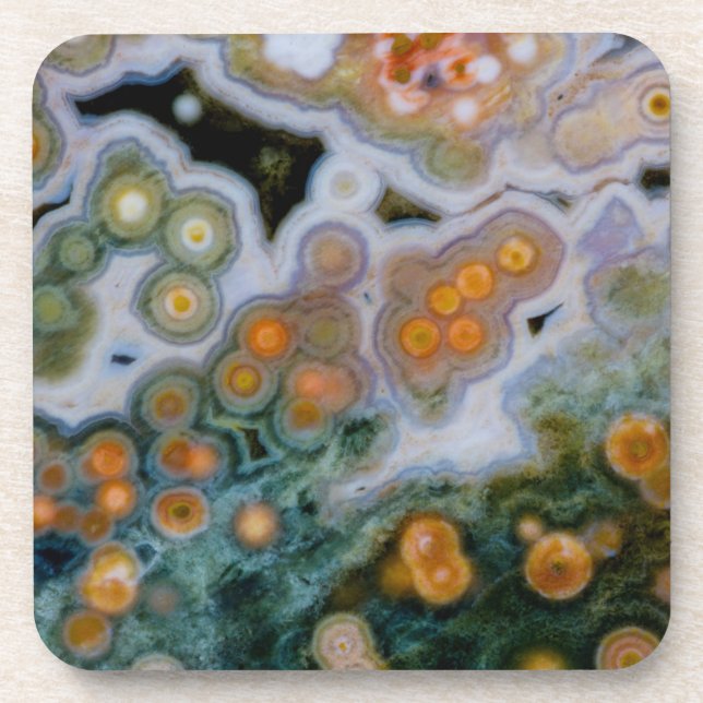 Spotted Ocean Jasper Coaster (Front)