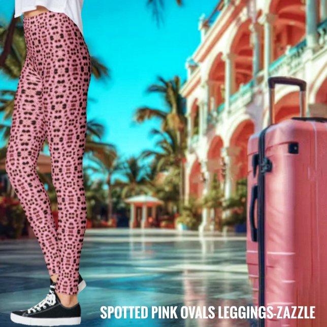 Spotted Pink Ovals Leggings (Creator Uploaded)