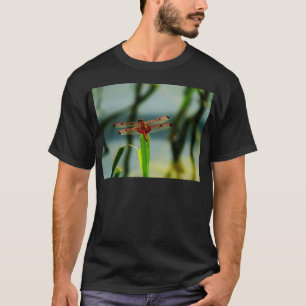 Spotted  Red and Black Dragonfly T-Shirt