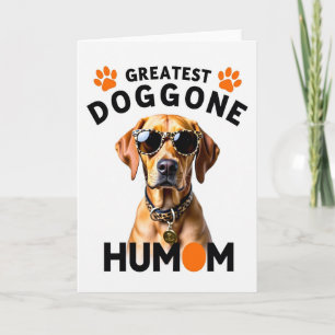 Spotted Sunglasses Dog Card