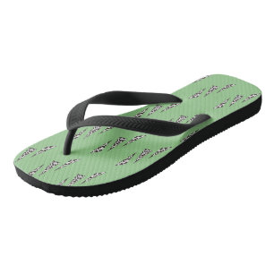 Spotted triangles Flip Flops
