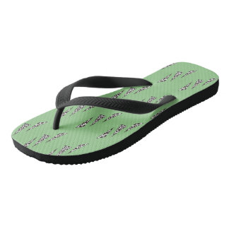 Spotted triangles Flip Flops